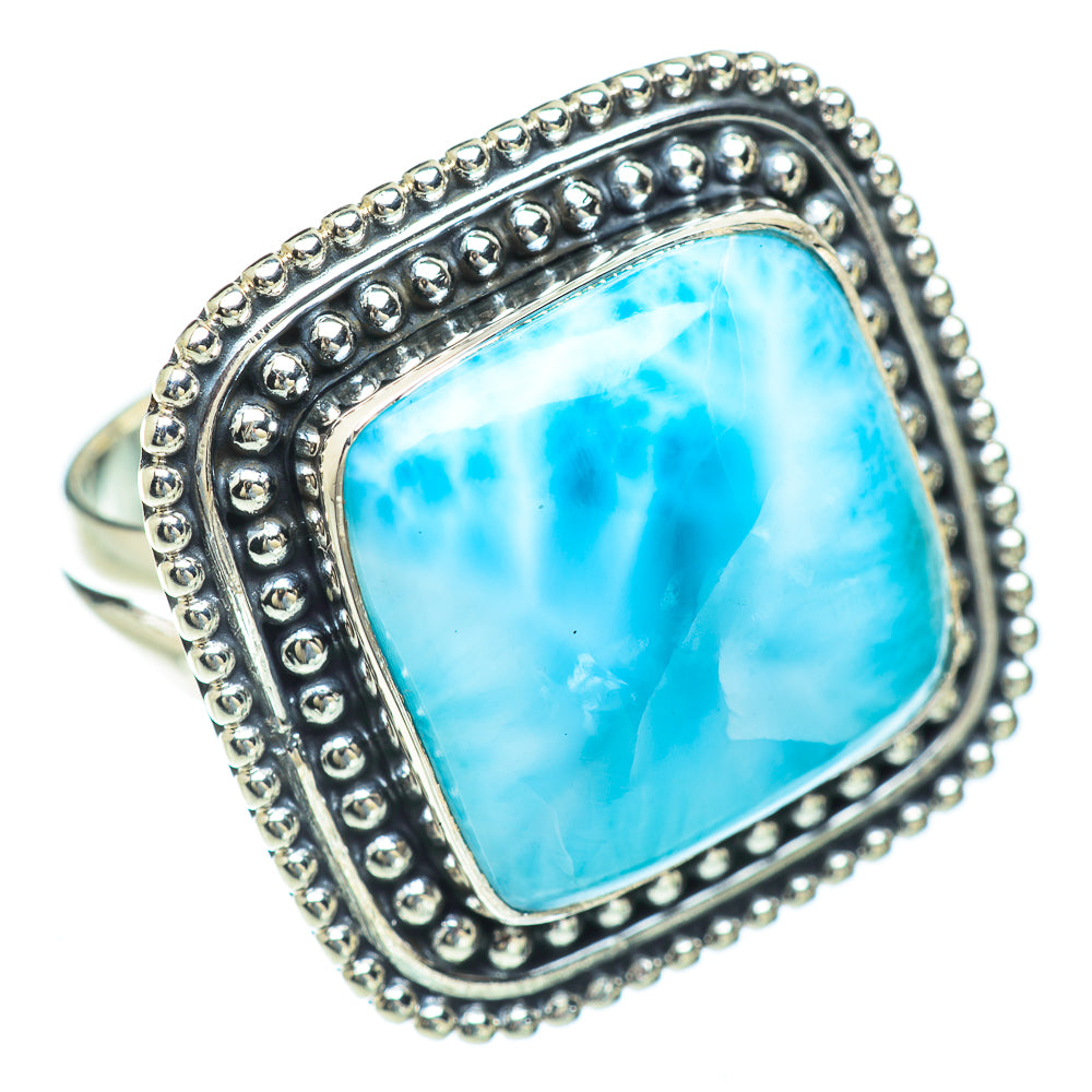 Larimar Rings handcrafted by Ana Silver Co - RING56976