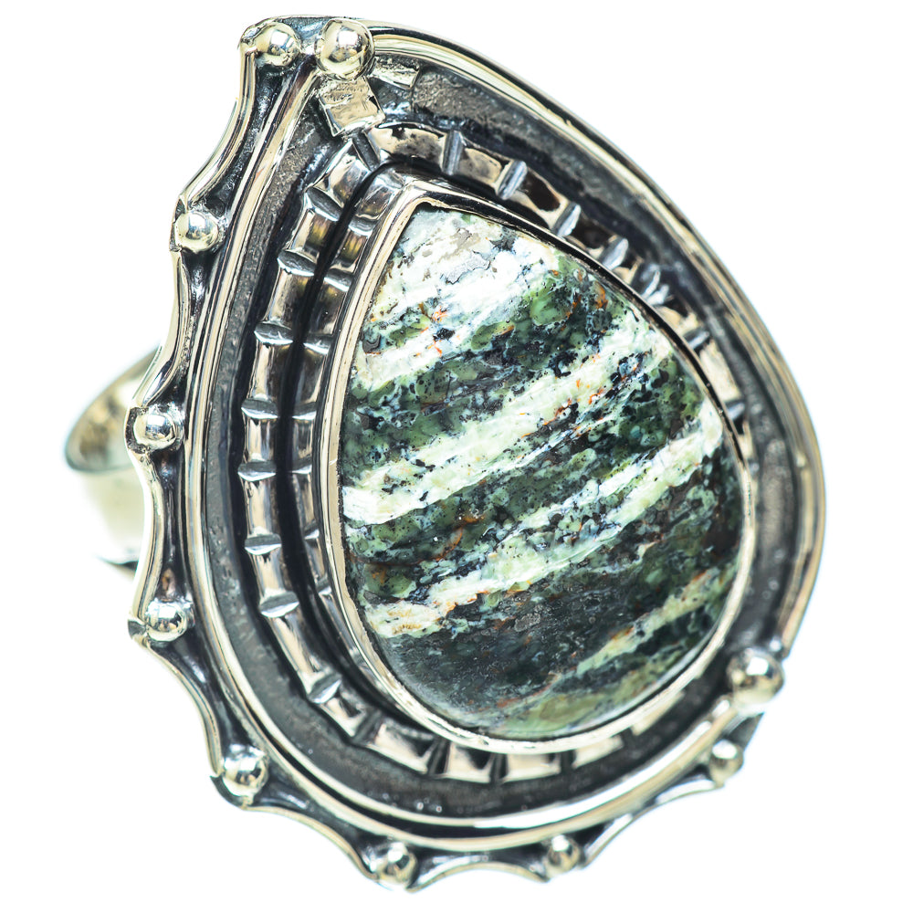 Lizard Jasper Rings handcrafted by Ana Silver Co - RING56979