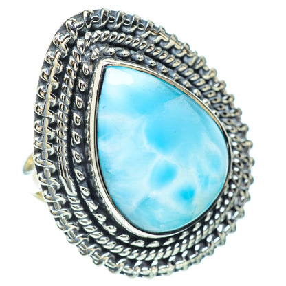 Larimar Rings handcrafted by Ana Silver Co - RING57004
