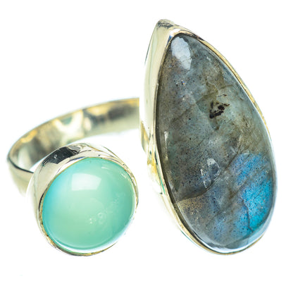 Labradorite Rings handcrafted by Ana Silver Co - RING57007