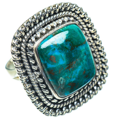 Chrysocolla Rings handcrafted by Ana Silver Co - RING57008