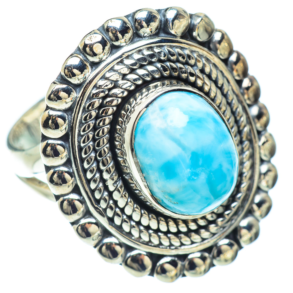 Larimar Rings handcrafted by Ana Silver Co - RING57060
