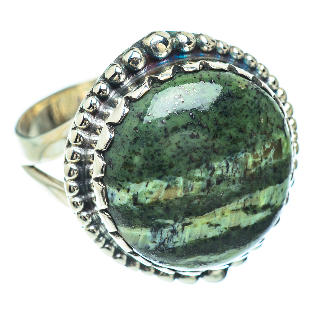 Lizard Jasper Rings handcrafted by Ana Silver Co - RING57062