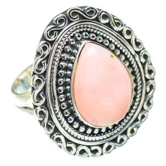 Pink Opal Rings handcrafted by Ana Silver Co - RING57071