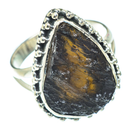 Tektite Rings handcrafted by Ana Silver Co - RING57078