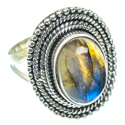 Labradorite Rings handcrafted by Ana Silver Co - RING57134