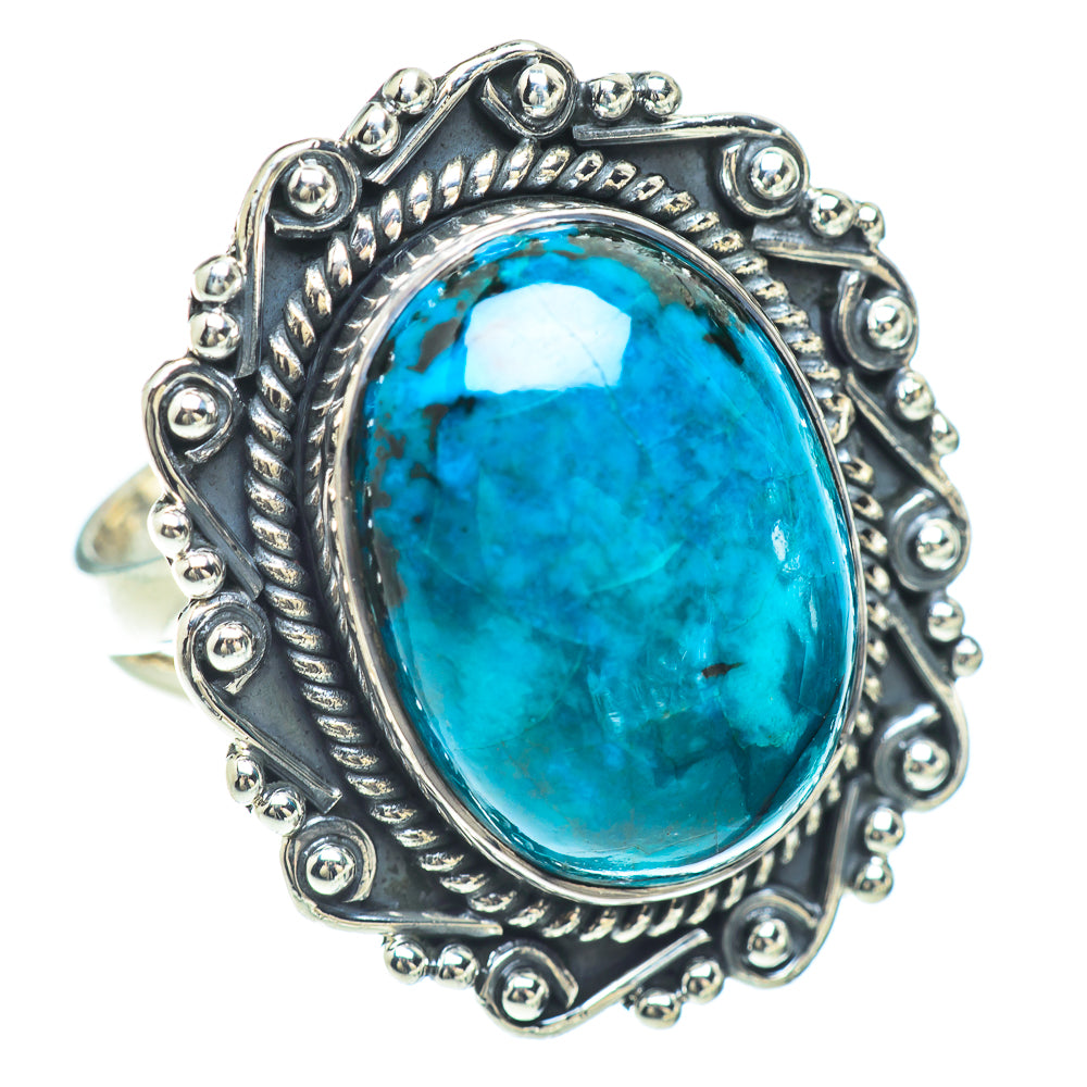 Chrysocolla Rings handcrafted by Ana Silver Co - RING57135