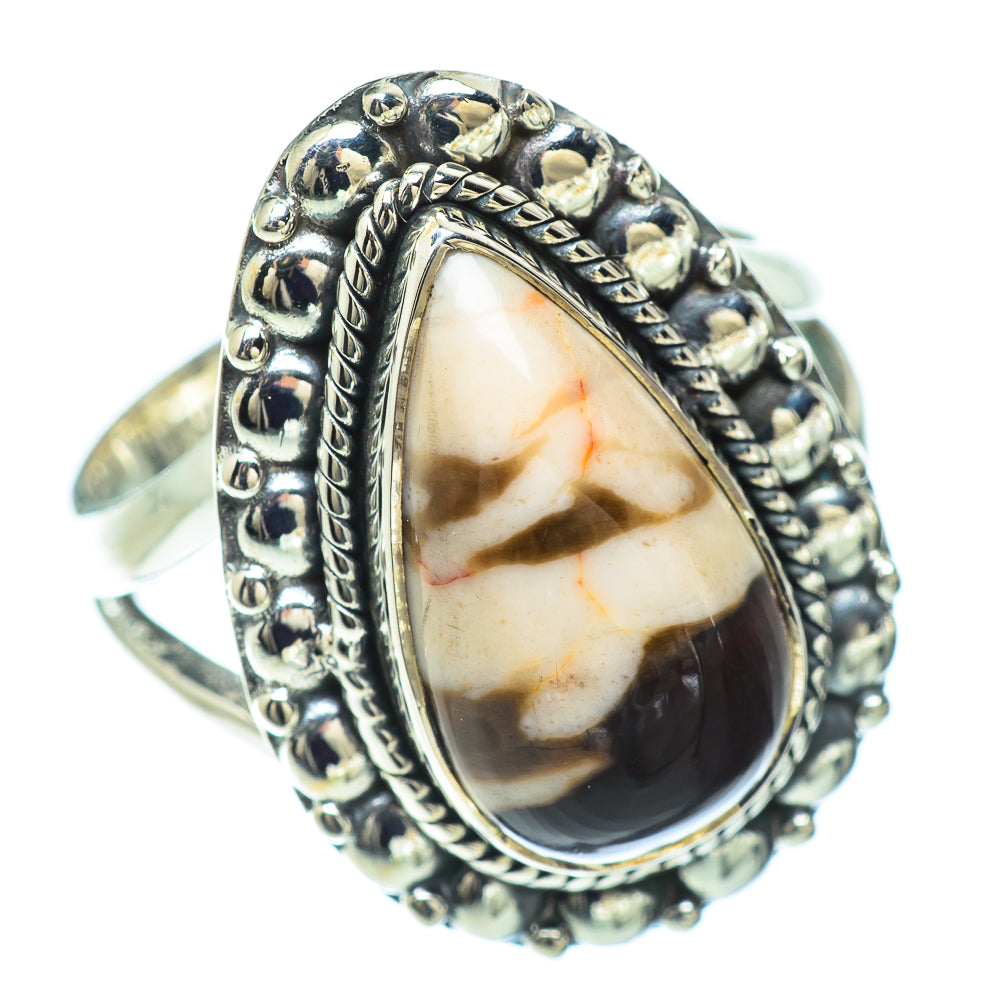 Peanut Wood Jasper Rings handcrafted by Ana Silver Co - RING57142
