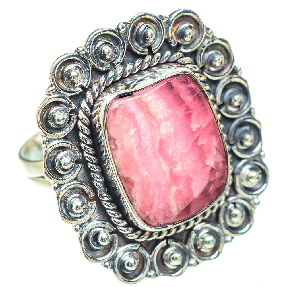 Rhodochrosite Rings handcrafted by Ana Silver Co - RING57150