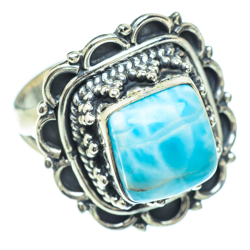 Larimar Rings handcrafted by Ana Silver Co - RING57162