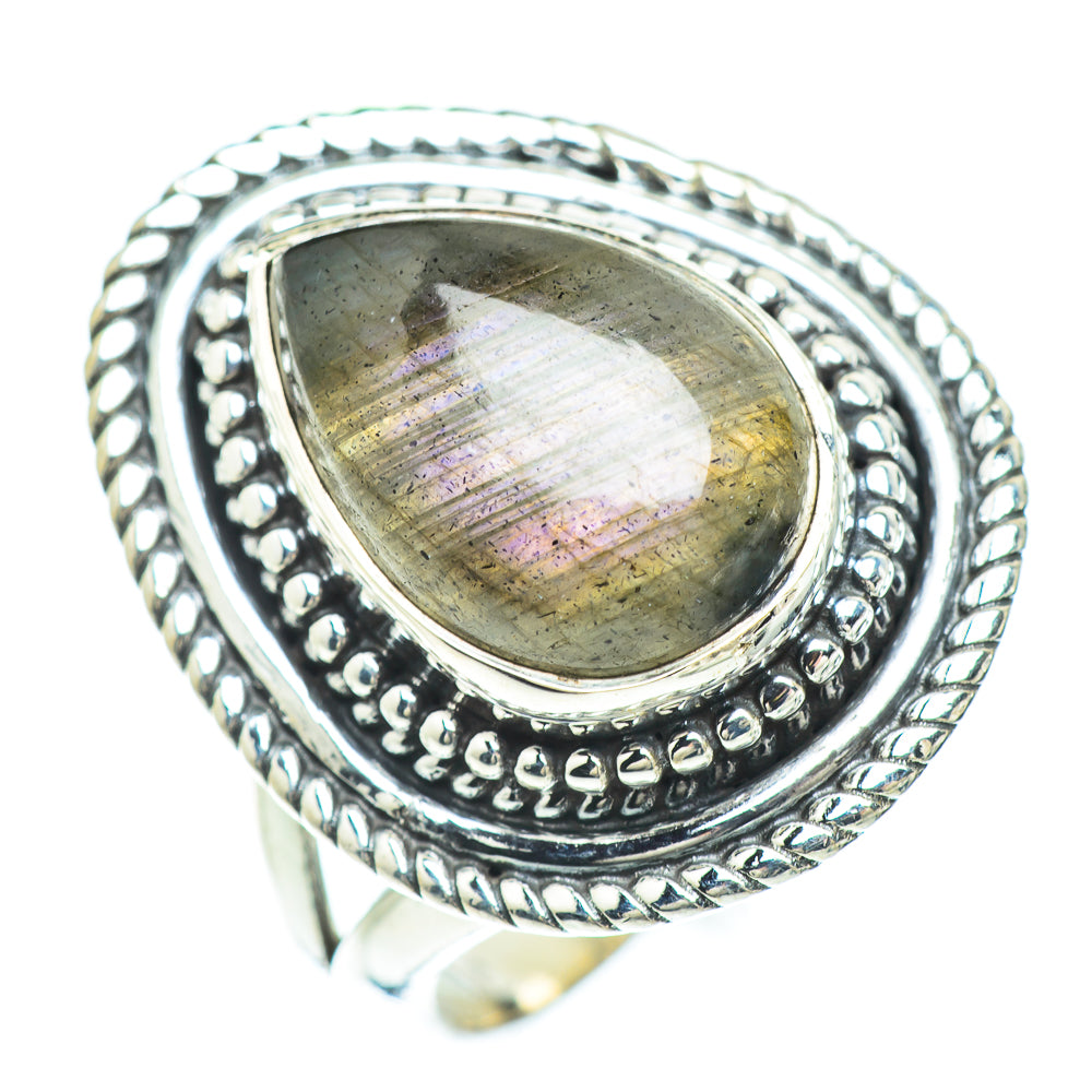 Labradorite Rings handcrafted by Ana Silver Co - RING57175