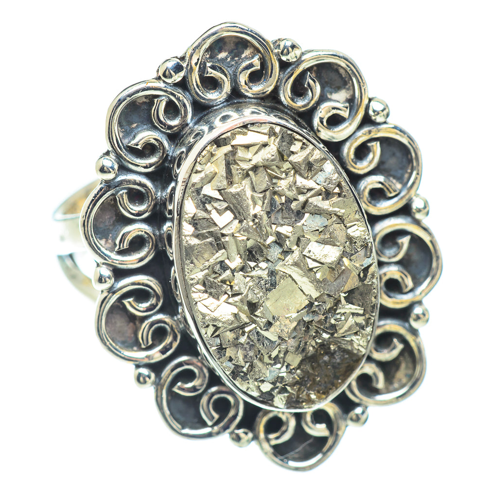 Pyrite Rings handcrafted by Ana Silver Co - RING57176