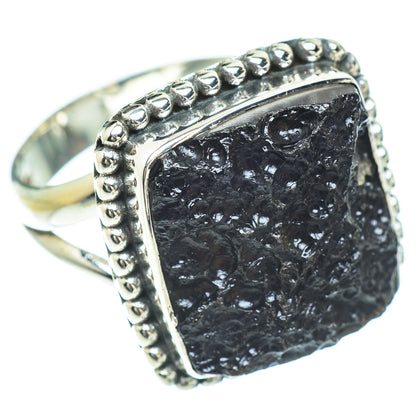 Tektite Rings handcrafted by Ana Silver Co - RING57177 - Photo 2
