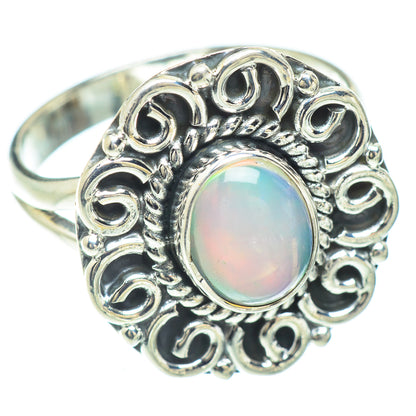 Ethiopian Opal Rings handcrafted by Ana Silver Co - RING57183
