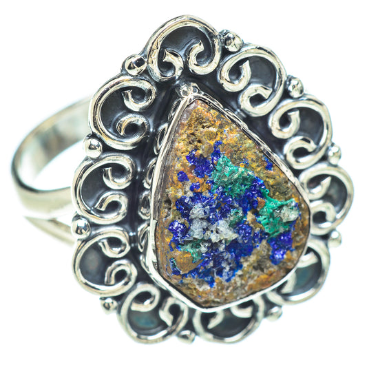 Azurite Rings handcrafted by Ana Silver Co - RING57184