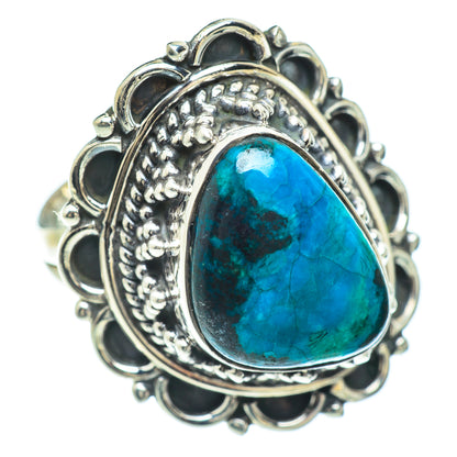 Chrysocolla Rings handcrafted by Ana Silver Co - RING57186