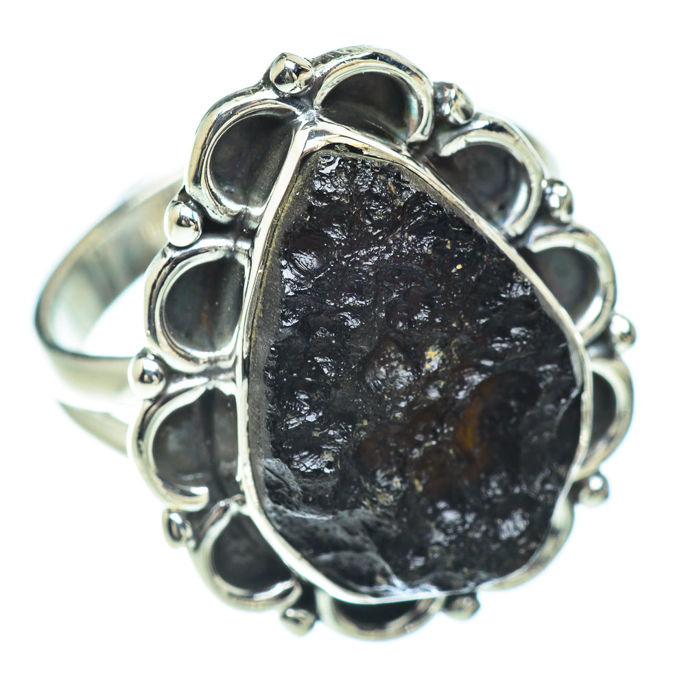 Tektite Rings handcrafted by Ana Silver Co - RING57198