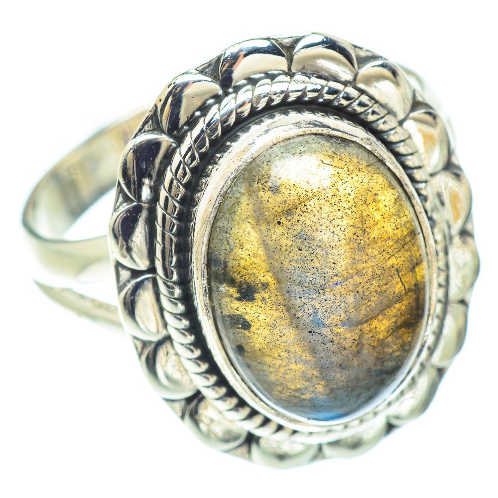 Labradorite Rings handcrafted by Ana Silver Co - RING57204