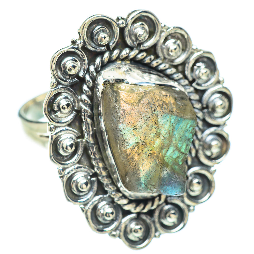 Labradorite Rings handcrafted by Ana Silver Co - RING57207