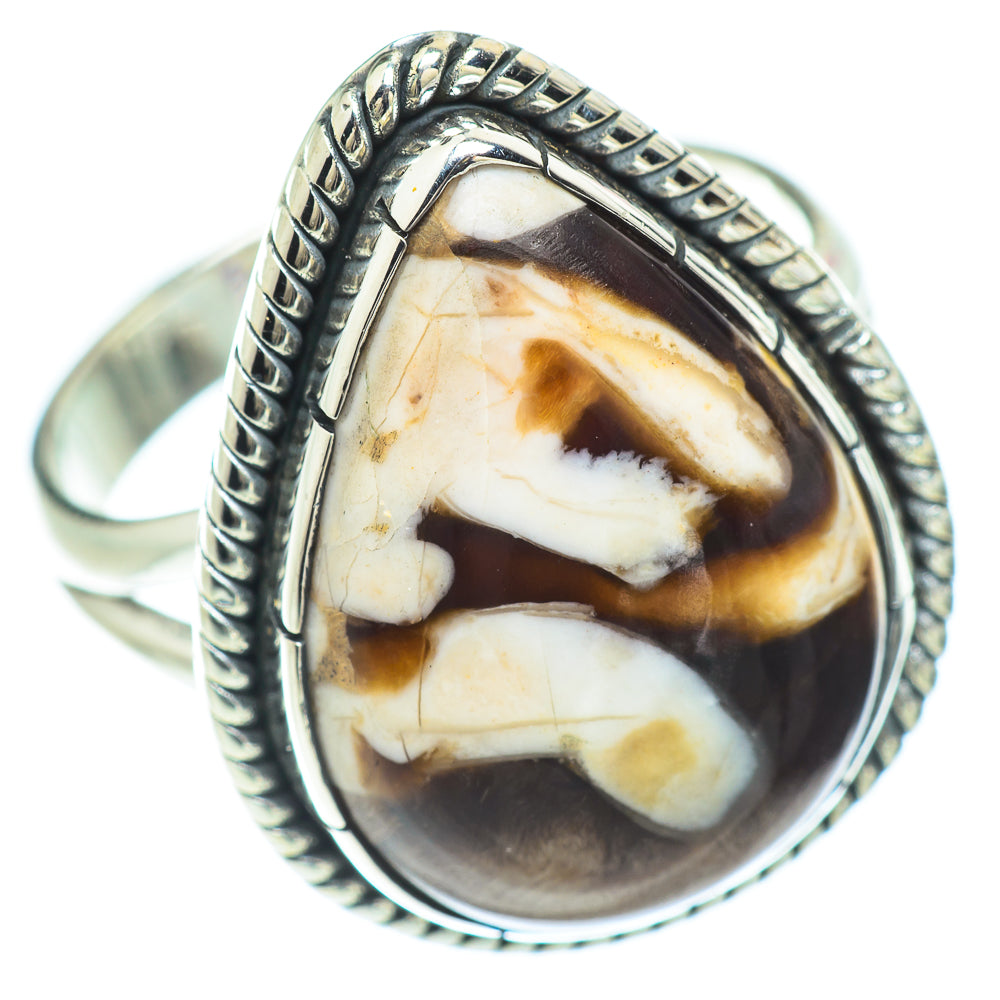 Peanut Wood Jasper Rings handcrafted by Ana Silver Co - RING57210