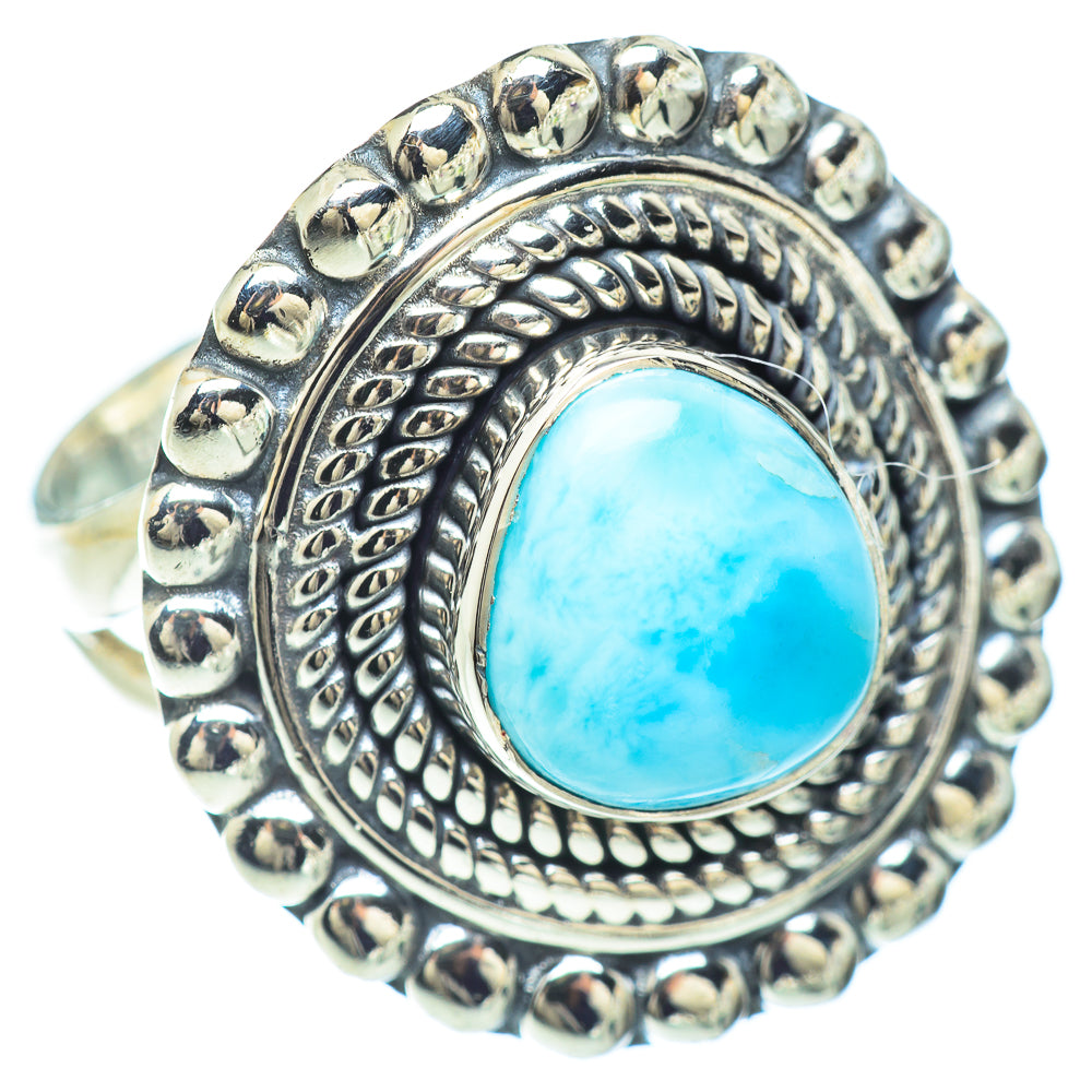 Larimar Rings handcrafted by Ana Silver Co - RING57224