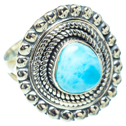 Larimar Rings handcrafted by Ana Silver Co - RING57224