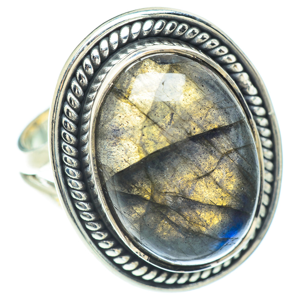 Labradorite Rings handcrafted by Ana Silver Co - RING57226