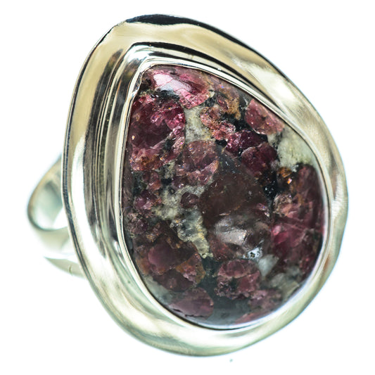 Russian Eudialyte Rings handcrafted by Ana Silver Co - RING57261