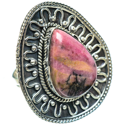 Rhodonite Rings handcrafted by Ana Silver Co - RING57293