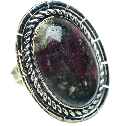 Russian Eudialyte Rings handcrafted by Ana Silver Co - RING57297