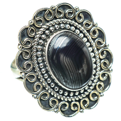 Psilomelane Rings handcrafted by Ana Silver Co - RING57298 - Photo 2