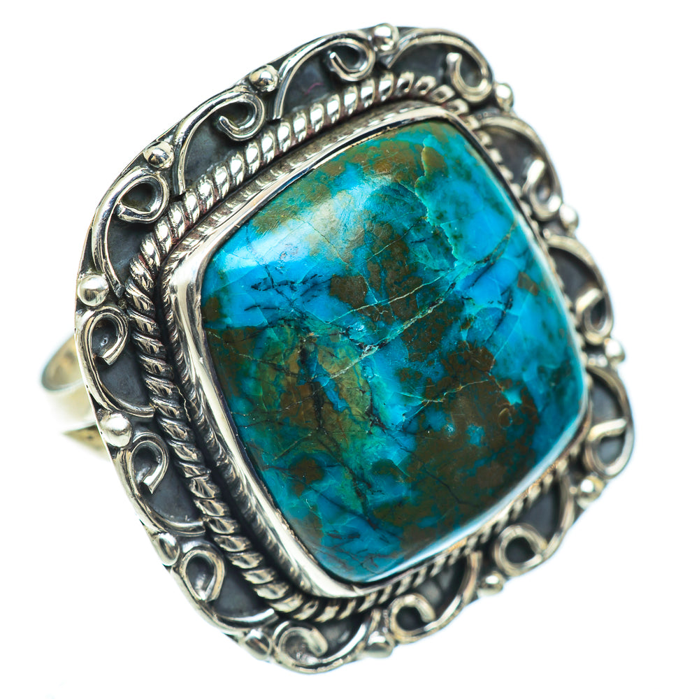 Chrysocolla Rings handcrafted by Ana Silver Co - RING57305