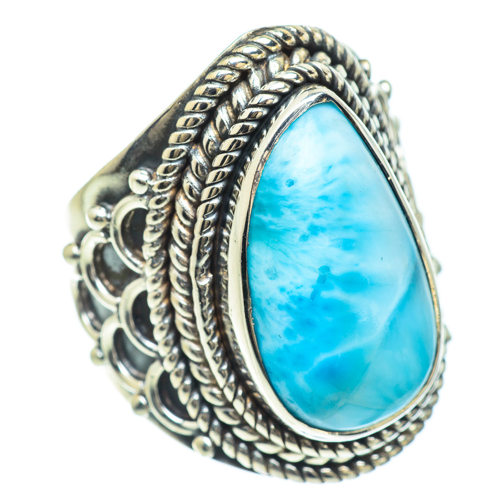 Larimar Rings handcrafted by Ana Silver Co - RING57309