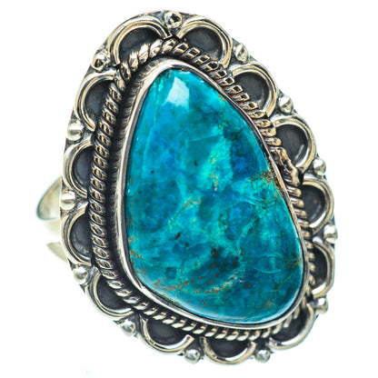 Chrysocolla Rings handcrafted by Ana Silver Co - RING57311