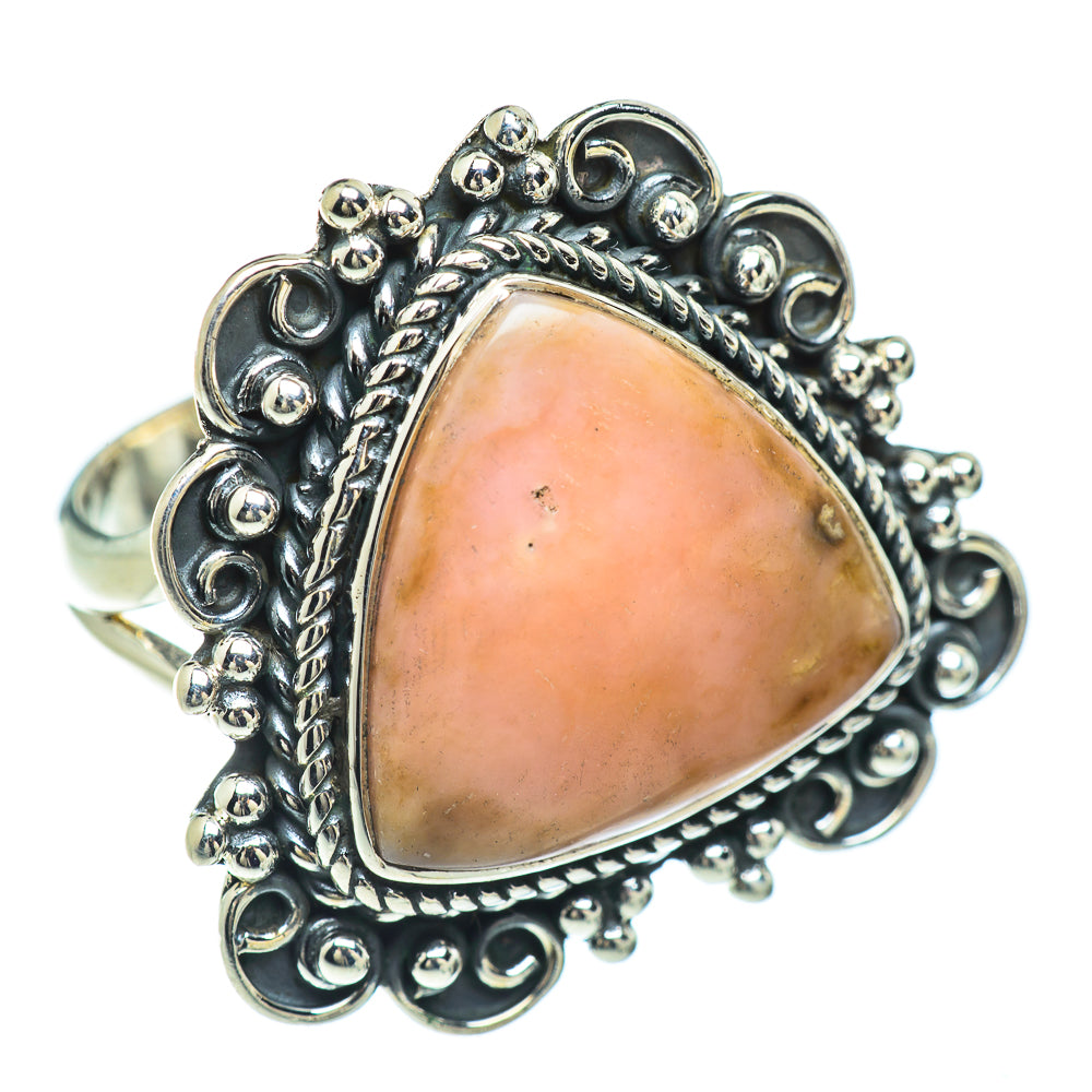 Pink Opal Rings handcrafted by Ana Silver Co - RING57324