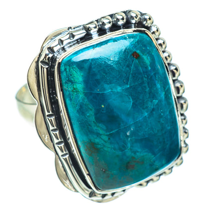 Chrysocolla Rings handcrafted by Ana Silver Co - RING57333