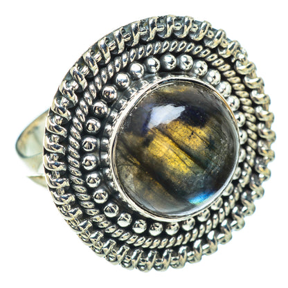 Labradorite Rings handcrafted by Ana Silver Co - RING57334