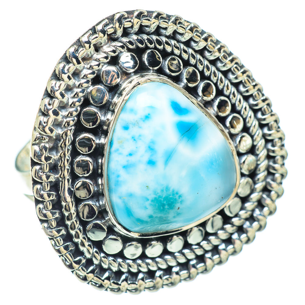 Larimar Rings handcrafted by Ana Silver Co - RING57335