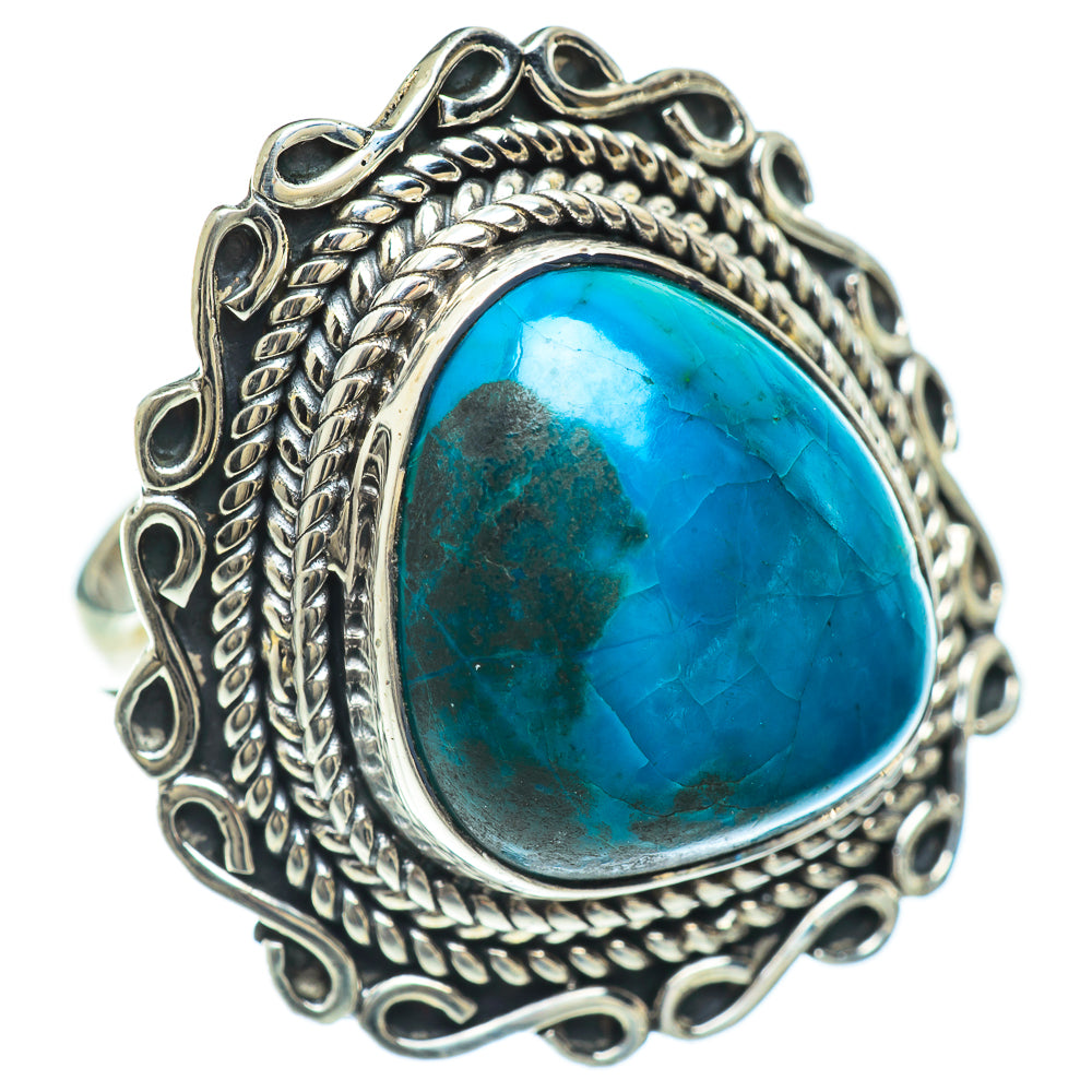 Chrysocolla Rings handcrafted by Ana Silver Co - RING57369