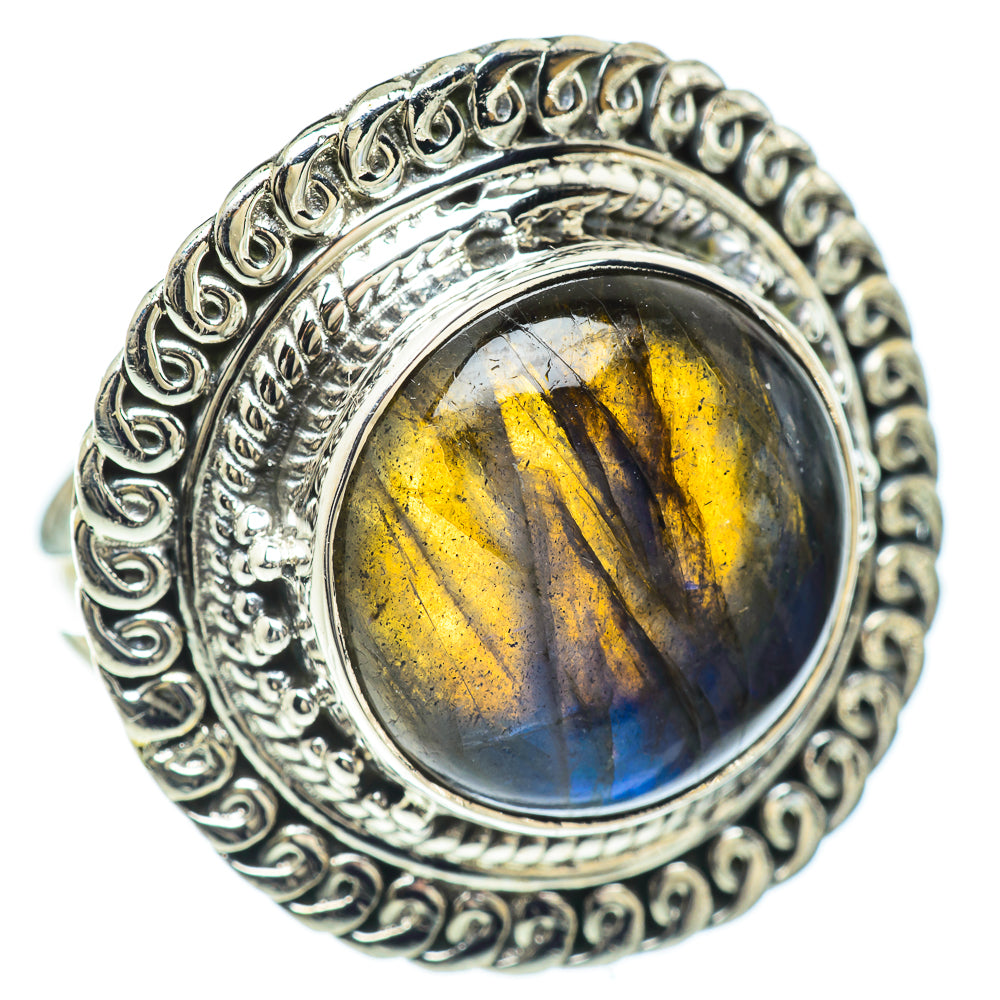 Labradorite Rings handcrafted by Ana Silver Co - RING57371