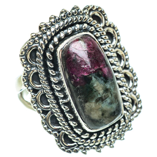 Russian Eudialyte Rings handcrafted by Ana Silver Co - RING57385