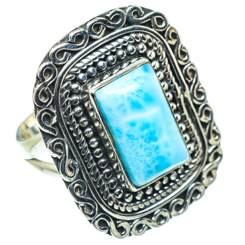 Larimar Rings handcrafted by Ana Silver Co - RING57401