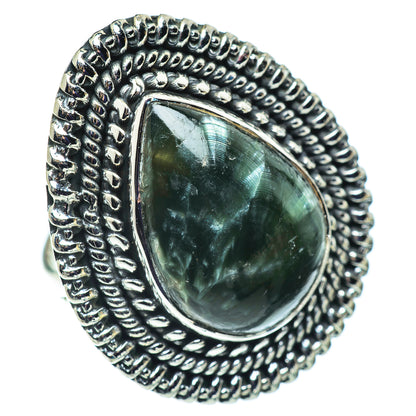 Seraphinite Rings handcrafted by Ana Silver Co - RING57404