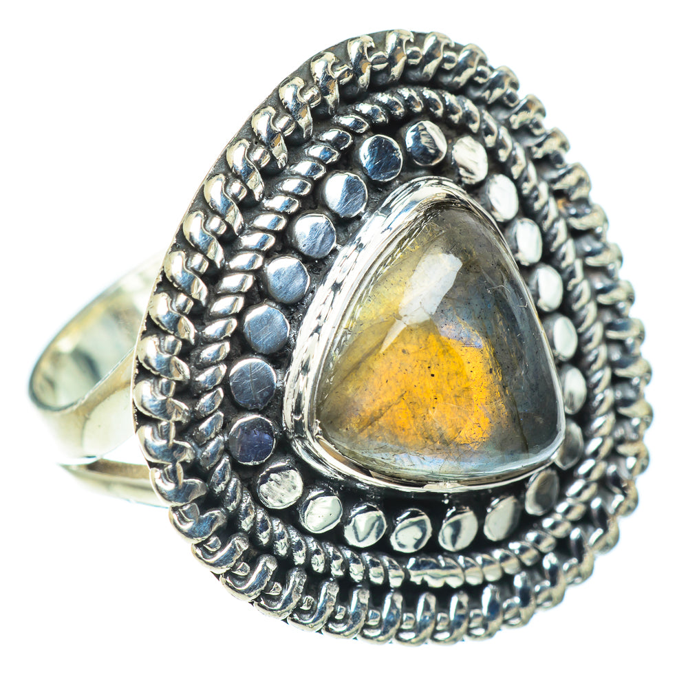 Labradorite Rings handcrafted by Ana Silver Co - RING57422