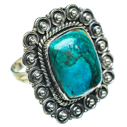 Chrysocolla Rings handcrafted by Ana Silver Co - RING57423