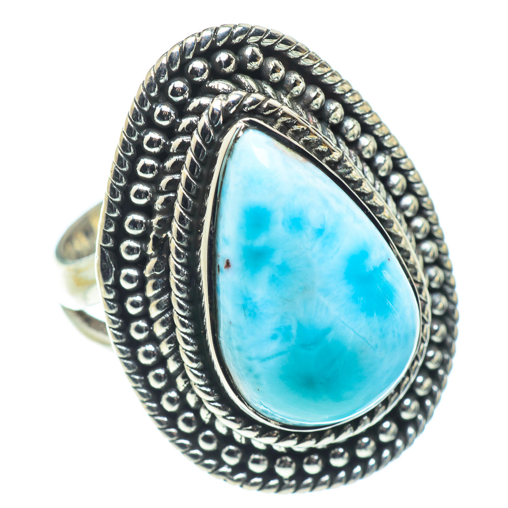Larimar Rings handcrafted by Ana Silver Co - RING57430