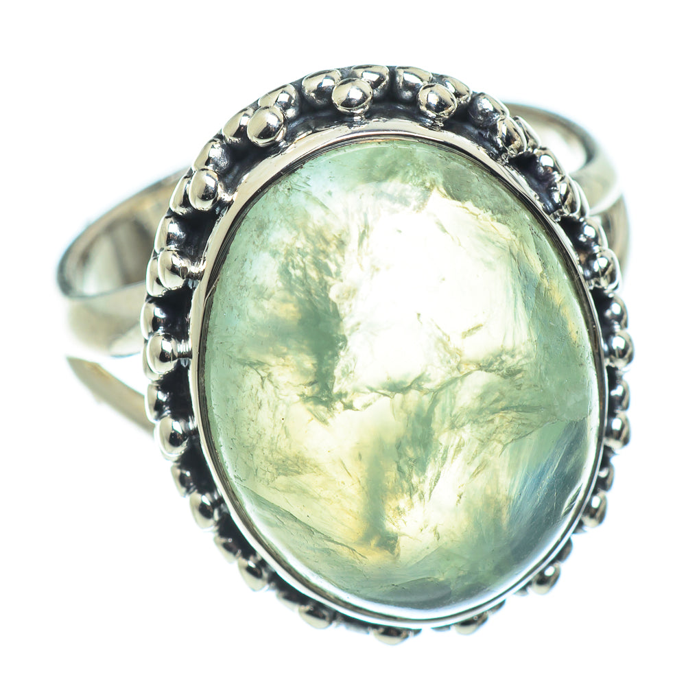 Prehnite Rings handcrafted by Ana Silver Co - RING57435