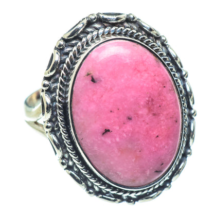 Rhodonite Rings handcrafted by Ana Silver Co - RING57443