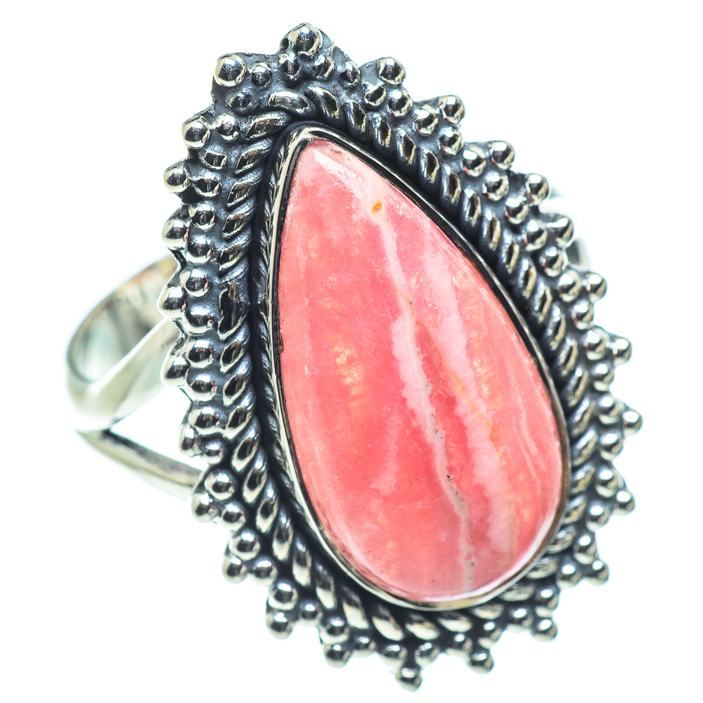 Rhodochrosite Rings handcrafted by Ana Silver Co - RING57466