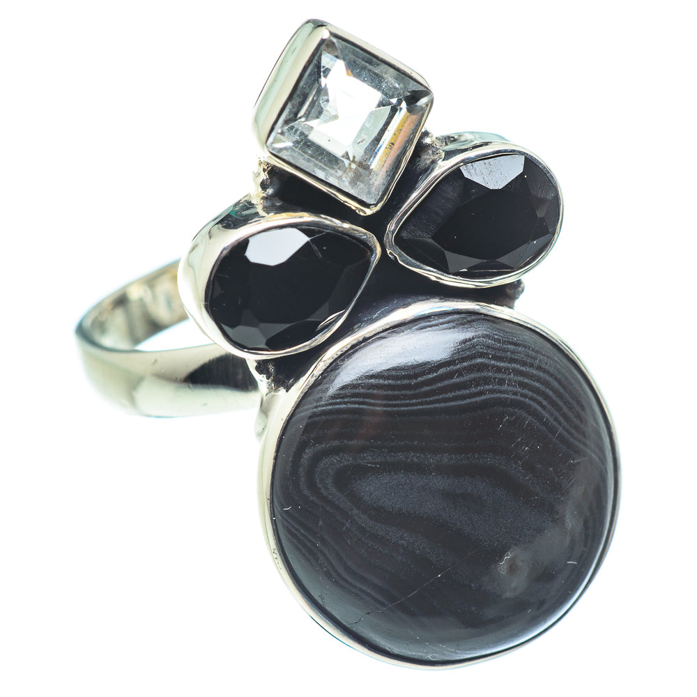 Psilomelane Rings handcrafted by Ana Silver Co - RING57470